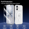 Yohii Magnétique Coque pour iPhone 17 avec 1 Verres Trempés, Compatible avec MagSafe [Protection Caméra] Anti Rayures Antichoc M