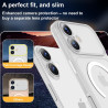 Yohii Magnétique Coque pour iPhone 17 avec 1 Verres Trempés, Compatible avec MagSafe [Protection Caméra] Anti Rayures Antichoc M