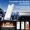 Yohii Magnétique Coque pour iPhone 17 avec 1 Verres Trempés, Compatible avec MagSafe [Protection Caméra] Anti Rayures Antichoc M