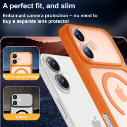 Yohii magnétique coque pour iphone 17 avec 1 verres trempés, compatible avec magsafe [protection caméra] anti rayures antichoc m