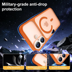 Yohii magnétique coque pour iphone 17 avec 1 verres trempés, compatible avec magsafe [protection caméra] anti rayures antichoc m
