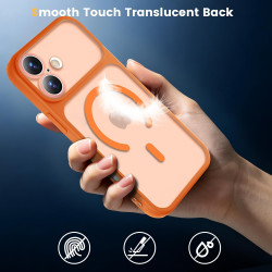 Yohii magnétique coque pour iphone 17 avec 1 verres trempés, compatible avec magsafe [protection caméra] anti rayures antichoc m