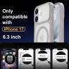 Yohii Magnétique Coque pour iPhone 17 avec 1 Verres Trempés, Compatible avec MagSafe [Protection Caméra] Anti Rayures Antichoc M