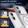 Yohii Magnétique Coque pour iPhone 17 avec 1 Verres Trempés, Compatible avec MagSafe [Protection Caméra] Anti Rayures Antichoc M