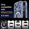 Yohii Magnétique Coque pour iPhone 17 Pro avec 1 Verres Trempés et Cordon, Compatible avec MagSafe [Protection Caméra] Anti Rayu