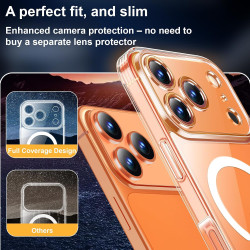 Yohii Magnétique Coque pour iPhone 17 Pro Max avec 1 Verres Trempés et Cordon, Compatible avec MagSafe [Protection Caméra] Anti 