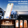 Yohii Magnétique Coque pour iPhone 17 Pro Max avec 1 Verres Trempés et Cordon, Compatible avec MagSafe [Protection Caméra] Anti 