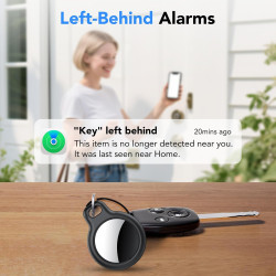 Smart Air Traceur Tag Lot de 4, Compatible avec Apple Localiser (iOS Uniquement), Air Localisateurs Tags pour Valises Portefeuil