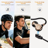 Ohayo écouteurs bleutooth sans fil sport, casque bleutooth v6.0, étanchéité ipx7, 10 heures d'autonomie, recharge rapide en 2 he