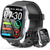 Cillso montre connectée homme femme 1,95" hd, smartwatch avec appels bleutooth, 112 modes sportifs, cardiofréquencemètre, spo2, 