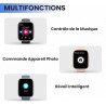 Cillso montre connectée homme femme 1,95" hd, smartwatch avec appels bleutooth, 112 modes sportifs, cardiofréquencemètre, spo2, 