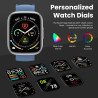 Cillso montre connectée homme femme 1,95" hd, smartwatch avec appels bleutooth, 112 modes sportifs, cardiofréquencemètre, spo2, 