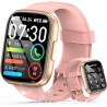 Cillso montre connectée homme femme 1,95" hd, smartwatch avec appels bleutooth, 112 modes sportifs, cardiofréquencemètre, spo2, 