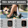 Cillso montre connectée homme femme 1,95" hd, smartwatch avec appels bleutooth, 112 modes sportifs, cardiofréquencemètre, spo2, 