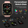 Cillso montre connectée homme femme 1,95" hd, smartwatch avec appels bleutooth, 112 modes sportifs, cardiofréquencemètre, spo2, 