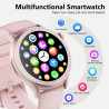 Cillso montre connectée homme femme 1,46" amoled, smartwatch avec appels bleutooth, 110 modes sportifs, cardiofréquencemètre, sp