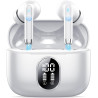 Qxq écouteurs bleutooth, nouveau ecouteurs bleutooth 5.4 sans fil avec hifi stéréo, 40h oreillette bleutooth enc réduction antib