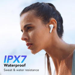 Qxq écouteurs bleutooth, nouveau ecouteurs bleutooth 5.4 sans fil avec hifi stéréo, 40h oreillette bleutooth enc réduction antib