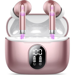 Qxq écouteurs bleutooth, nouveau ecouteurs bleutooth 5.4 sans fil avec hifi stéréo, 40h oreillette bleutooth enc réduction antib