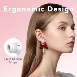Qxq écouteurs bleutooth, nouveau ecouteurs bleutooth 5.4 sans fil avec hifi stéréo, 40h oreillette bleutooth enc réduction antib