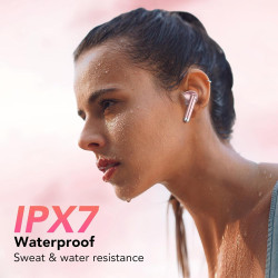 Qxq écouteurs bleutooth, nouveau ecouteurs bleutooth 5.4 sans fil avec hifi stéréo, 40h oreillette bleutooth enc réduction antib