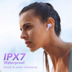 Qxq écouteurs bleutooth, nouveau ecouteurs bleutooth 5.4 sans fil avec hifi stéréo, 40h oreillette bleutooth enc réduction antib