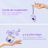 Qxq écouteurs bleutooth, ecouteurs bleutooth 5.4 sans fil avec hifi stéréo, 40h mini oreillette bleutooth enc réduction antibrui