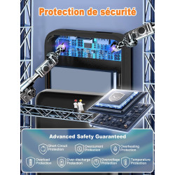 Batterie Externe Magnétique, Power Bank 10000mAh Compatible avec Mag-Safe, 20W Banque de Puissance à Charge Rapide Chargeur Indu