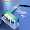 Vauki Coque pour Samsung Galaxy A06 4G/5G avec 2 Protection D'écran Verre Trempé, TPU Bumper Transparente Case, [Coussin d'air I