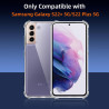 Vauki Coque pour Samsung Galaxy S22+/S22 Plus 5G avec 2 Protection D'écran Verre Trempé, TPU Bumper Transparente Case, [Coussin 