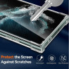 Vauki Coque pour Samsung Galaxy S23 Ultra 5G avec 2 HD Clair Hydrogel Doux Film Protection Écran et 1 Applicateur, TPU Bumper Tr
