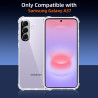 Vauki Coque pour Samsung Galaxy A37 avec 2 Protection D'écran Verre Trempé, TPU Bumper Transparente Case, [Coussin d'air Intégré