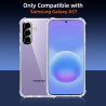 Vauki Coque pour Samsung Galaxy A57 avec 2 Protection D'écran Verre Trempé, TPU Bumper Transparente Case, [Coussin d'air Intégré