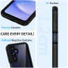 ZhuoFan Coque pour Samsung Galalxy 15 5G/4G avec Protection D'écran Intégré,360° Integrale Antichoc Anti-Rayures Transparent Rig