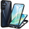 ZhuoFan Coque pour Samsung Galaxy A16 4G/5G / A17 4G/5G / A26 5G avec Protection D'écran Intégré,360° Integrale Antichoc Anti-Ra