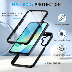 ZhuoFan Coque pour Samsung Galaxy A16 4G/5G / A17 4G/5G / A26 5G avec Protection D'écran Intégré,360° Integrale Antichoc Anti-Ra