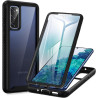 ZhuoFan Coque pour Samsung Galalxy S20 FE 5G/4G avec Protection D'écran Intégré,360° Integrale Antichoc Anti-Rayures Transparent