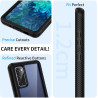 ZhuoFan Coque pour Samsung Galalxy S20 FE 5G/4G avec Protection D'écran Intégré,360° Integrale Antichoc Anti-Rayures Transparent