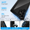 ZhuoFan Coque pour Samsung Galalxy S23 Ultra 5G avec Protection D'écran Intégré,360° Integrale Antichoc Anti-Rayures Transparent