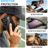 ZhuoFan Coque pour Samsung Galalxy S23 Ultra 5G avec Protection D'écran Intégré,360° Integrale Antichoc Anti-Rayures Transparent