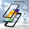 ZhuoFan Coque pour Samsung Galalxy A52s 5G / A52 5G/4G avec Protection D'écran Intégré,360° Integrale Antichoc Anti-Rayures Tran