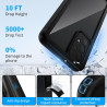 ZhuoFan Coque pour Samsung Galalxy A52s 5G / A52 5G/4G avec Protection D'écran Intégré,360° Integrale Antichoc Anti-Rayures Tran