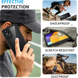 ZhuoFan Coque pour Samsung Galalxy A52s 5G / A52 5G/4G avec Protection D'écran Intégré,360° Integrale Antichoc Anti-Rayures Tran