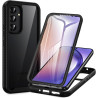 ZhuoFan Coque pour Samsung Galalxy A54 5G avec Protection D'écran Intégré,360° Integrale Antichoc Anti-Rayures Transparent Rigid