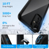 ZhuoFan Coque pour Samsung Galalxy A54 5G avec Protection D'écran Intégré,360° Integrale Antichoc Anti-Rayures Transparent Rigid