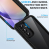 ZhuoFan Coque pour Samsung Galalxy A54 5G avec Protection D'écran Intégré,360° Integrale Antichoc Anti-Rayures Transparent Rigid