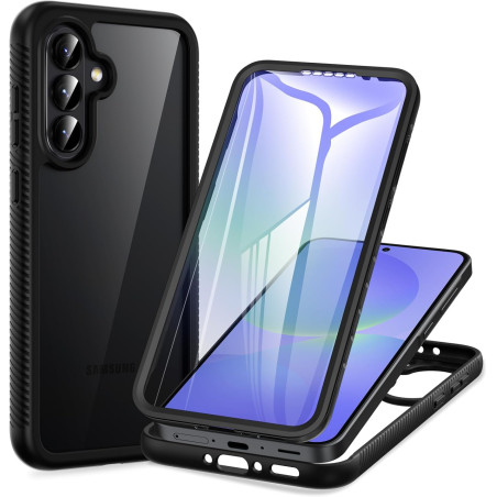ZhuoFan Coque pour Samsung Galaxy A56 5G / A36 5G / A37 5G avec Protection D'écran Intégré,360° Integrale Antichoc Anti-Rayures 