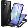 ZhuoFan Coque pour Samsung Galaxy A56 5G / A36 5G / A37 5G avec Protection D'écran Intégré,360° Integrale Antichoc Anti-Rayures 