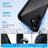 ZhuoFan Coque pour Samsung Galaxy A56 5G / A36 5G / A37 5G avec Protection D'écran Intégré,360° Integrale Antichoc Anti-Rayures 