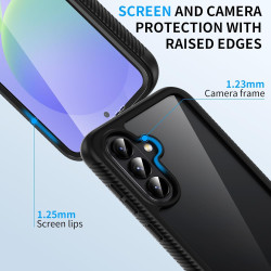 ZhuoFan Coque pour Samsung Galaxy A56 5G / A36 5G / A37 5G avec Protection D'écran Intégré,360° Integrale Antichoc Anti-Rayures 